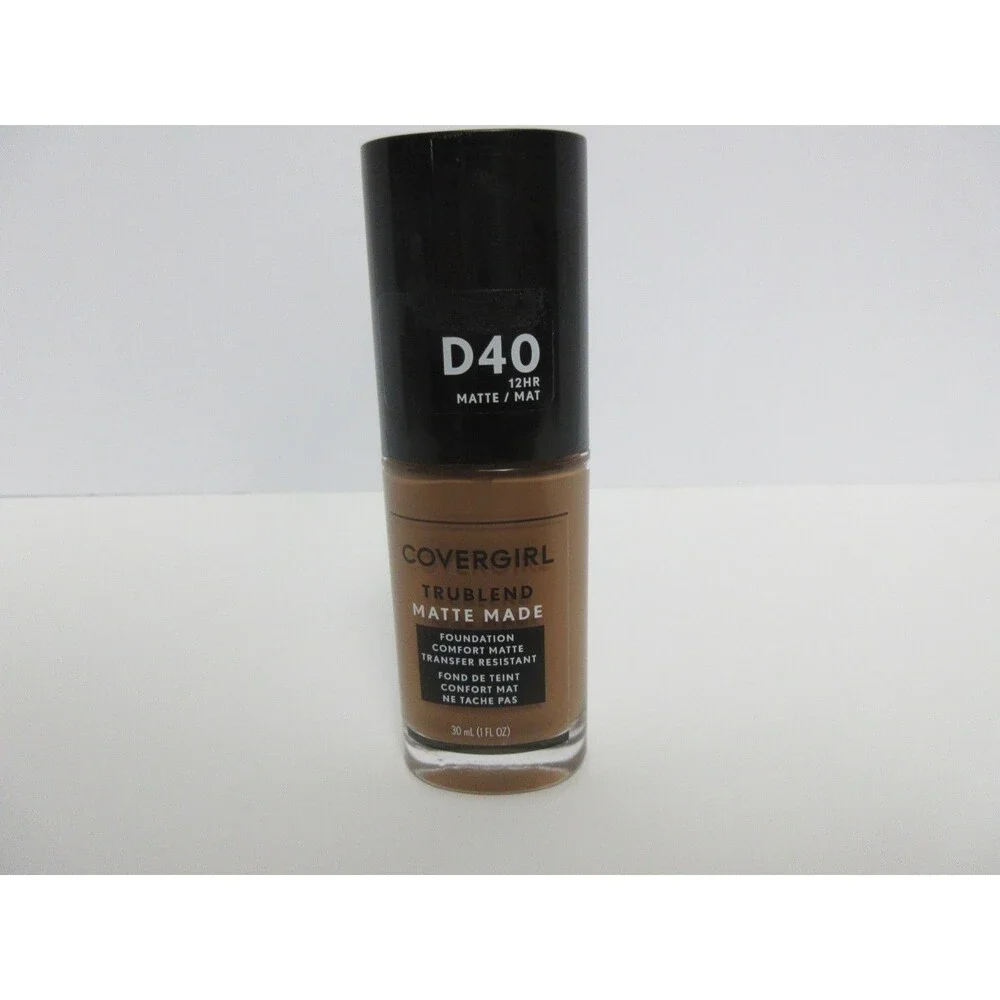 Covergirl Trublend Matte Made Liquid Foundation ~ D40 Deep Bronze